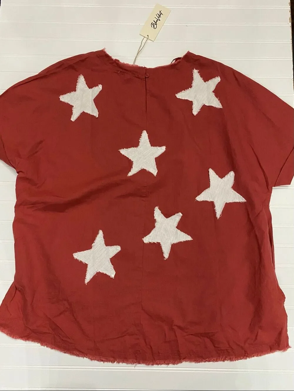 Blue Velvet Boutique Shirt & Pants Rust Star Set Sz Large
